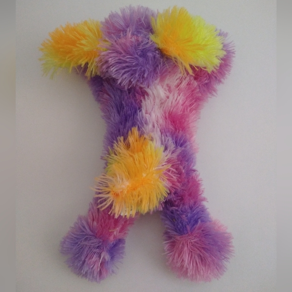 Best Toy MFG LTD Tie Dye Puppy Dog 10" Plush Multicolor Toy - Picture 5 of 7